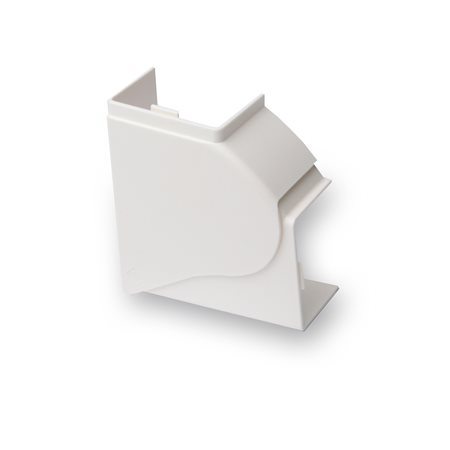Angle plat variable 80x54 blanc