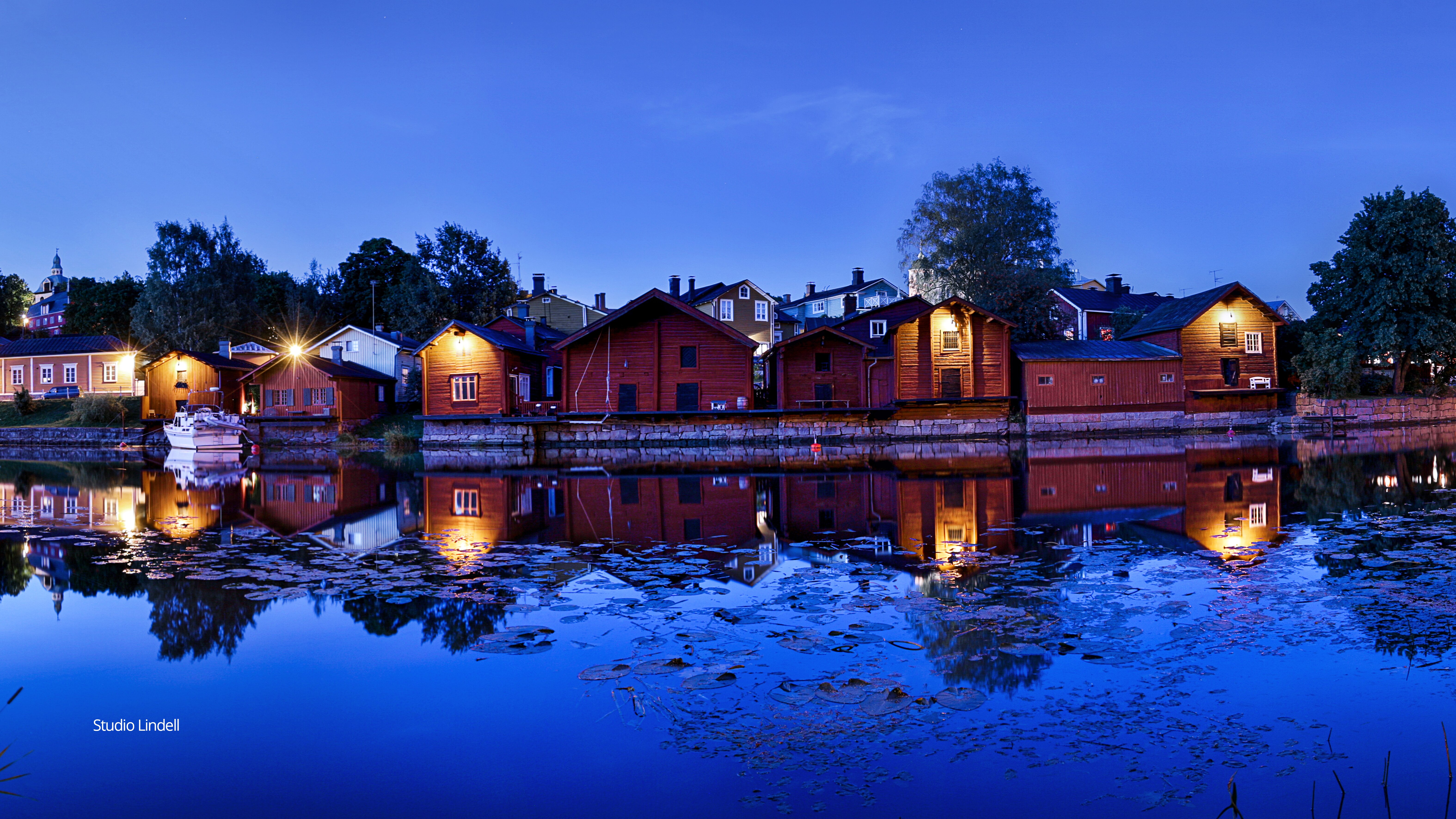 Old Porvoo landscape in Finland.
