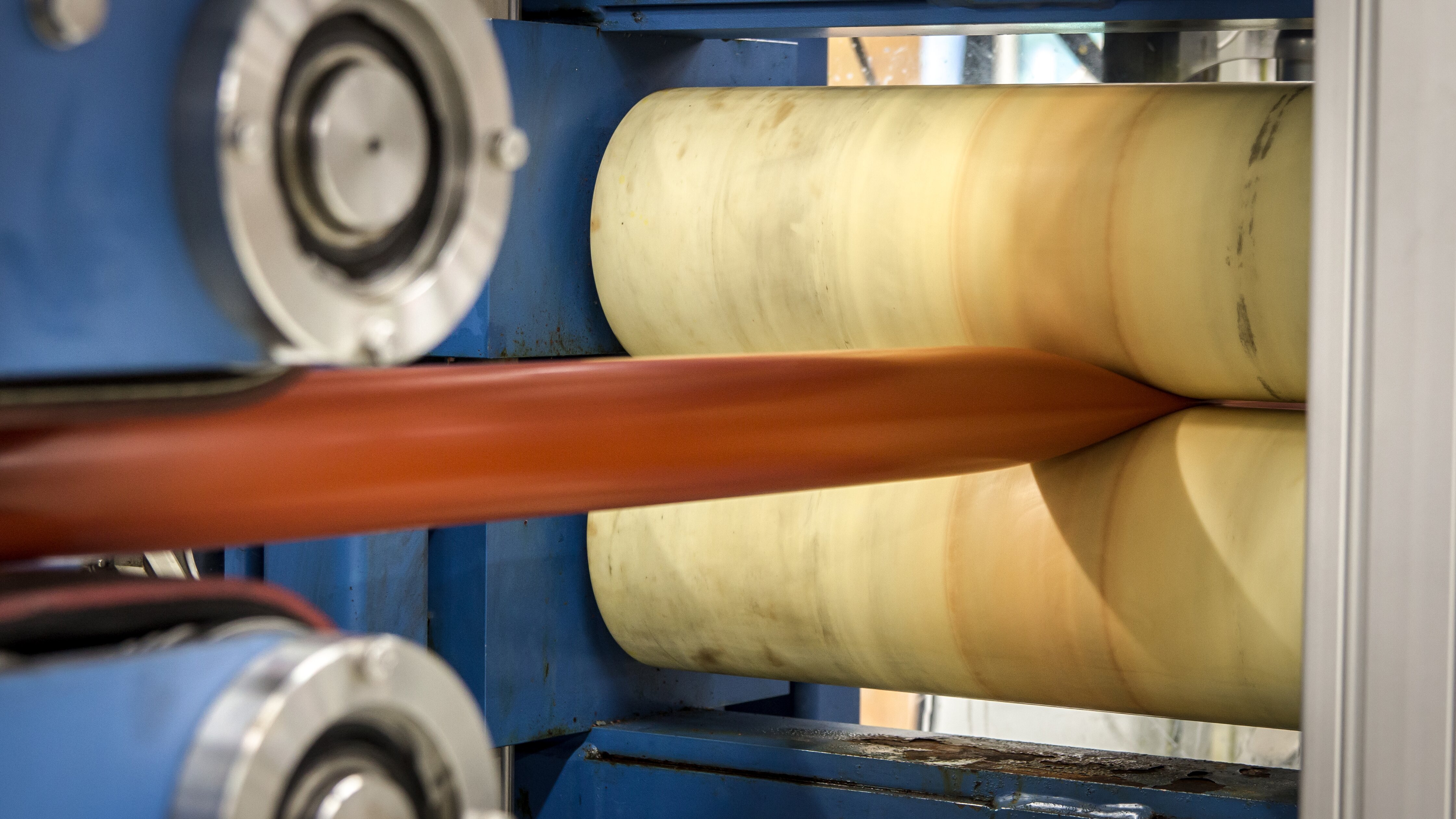 Heat shrink production at Porvoo, 2017.