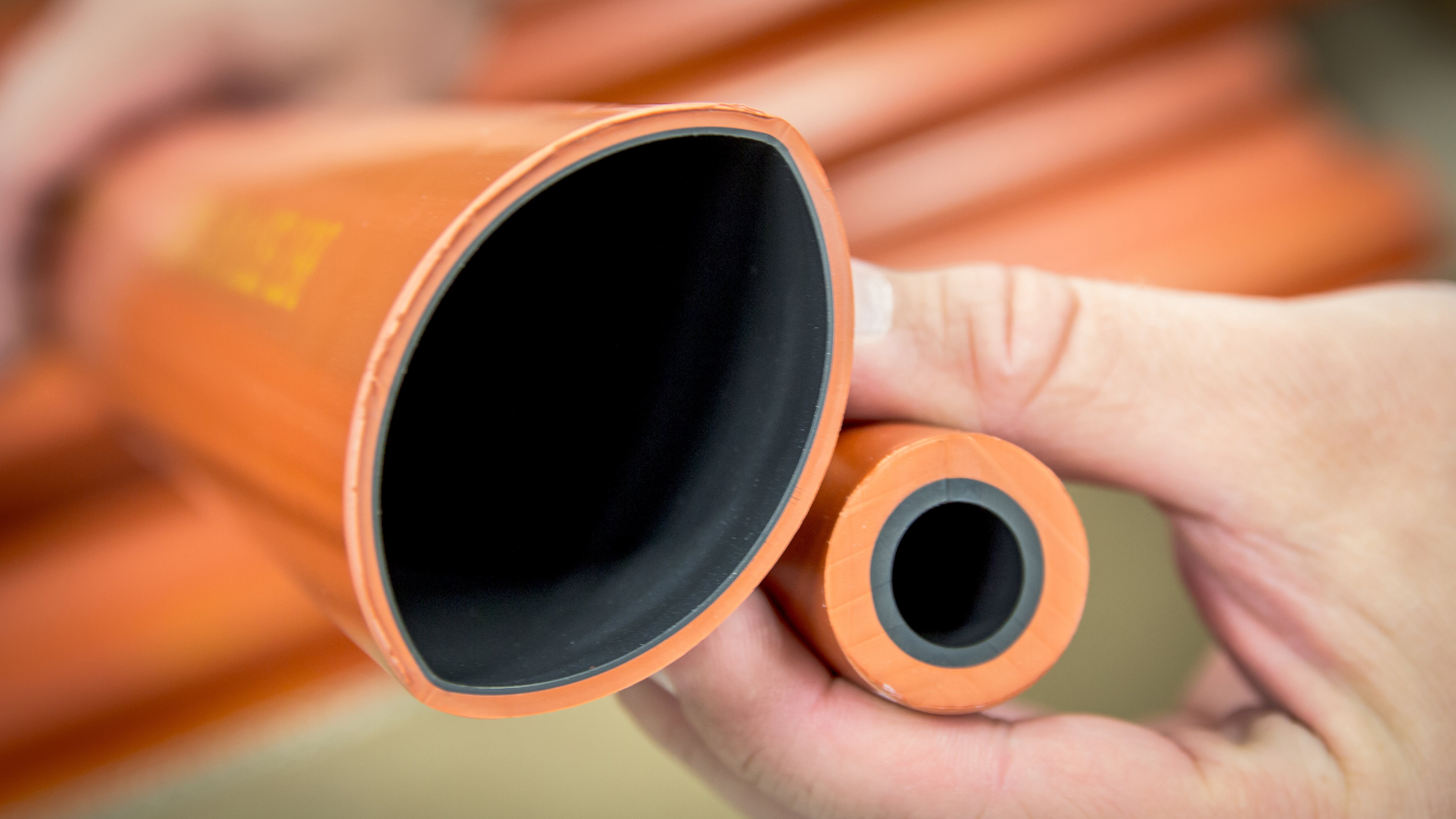 Heat shrink production at Porvoo, 2017.