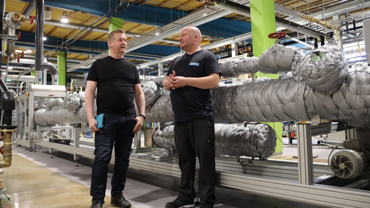 Heat shrink  production in Porvoo.