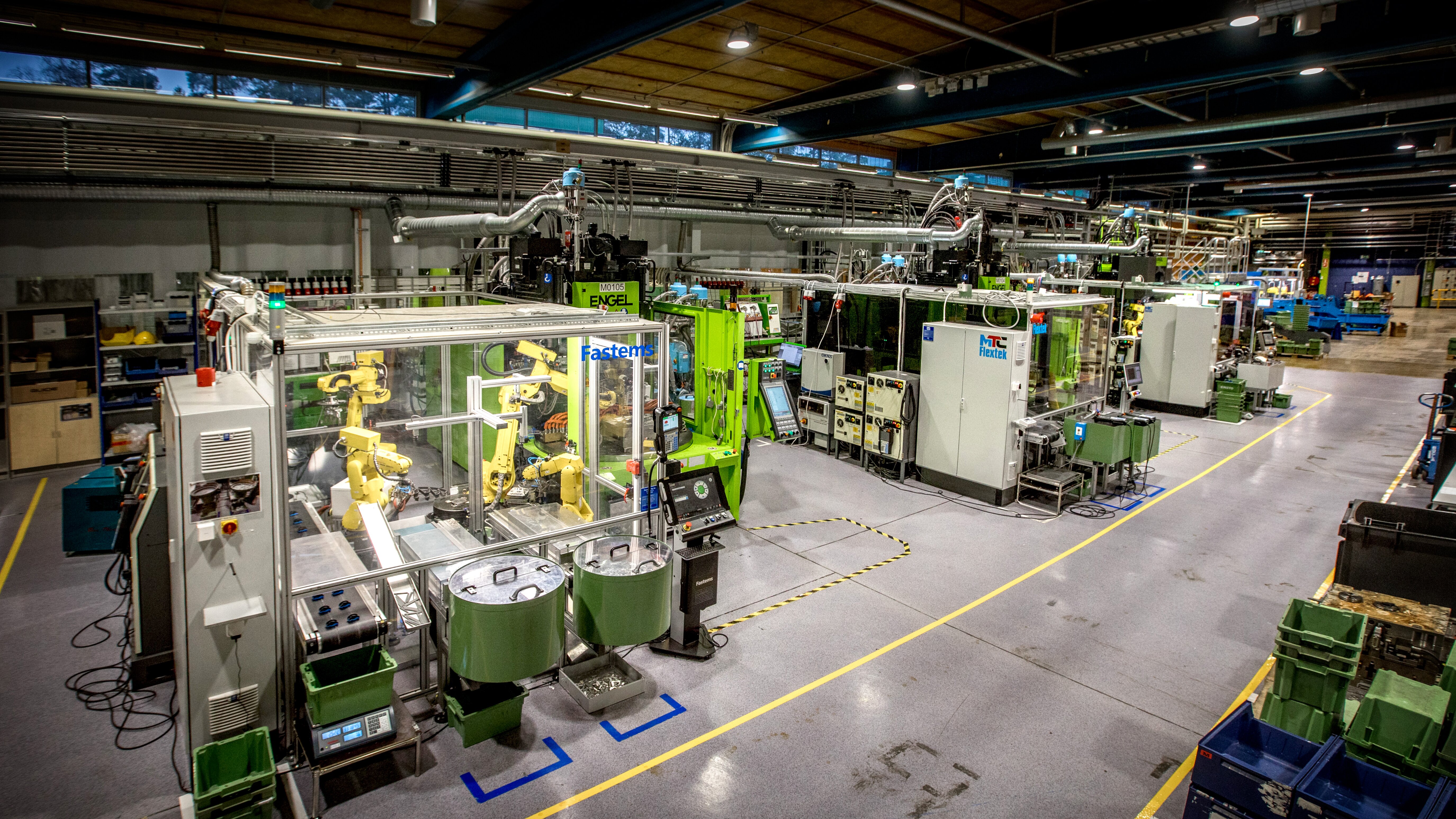 Ensto's factory in Porvoo, Finland.