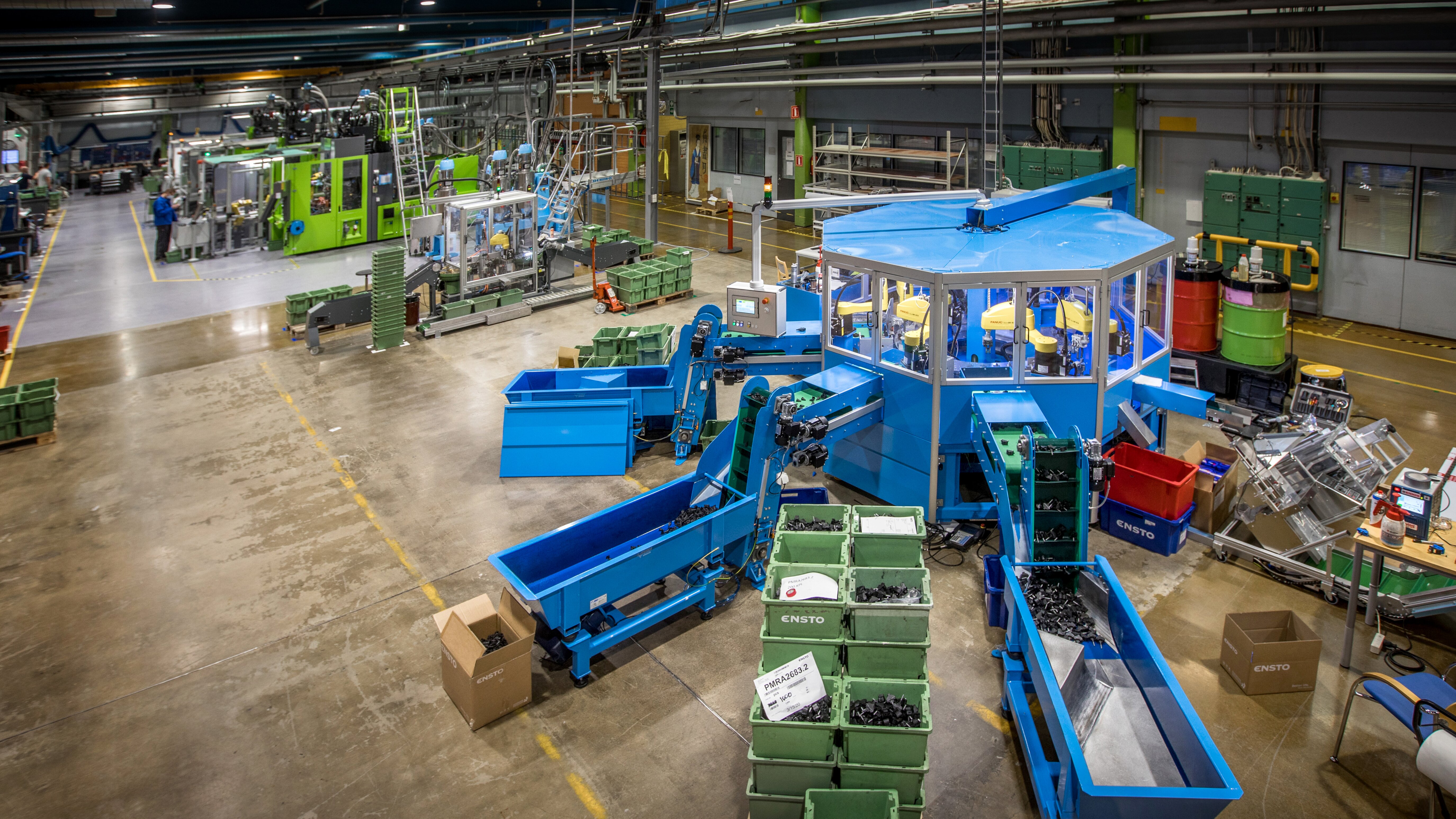 Enston tuotanto Porvoossa.