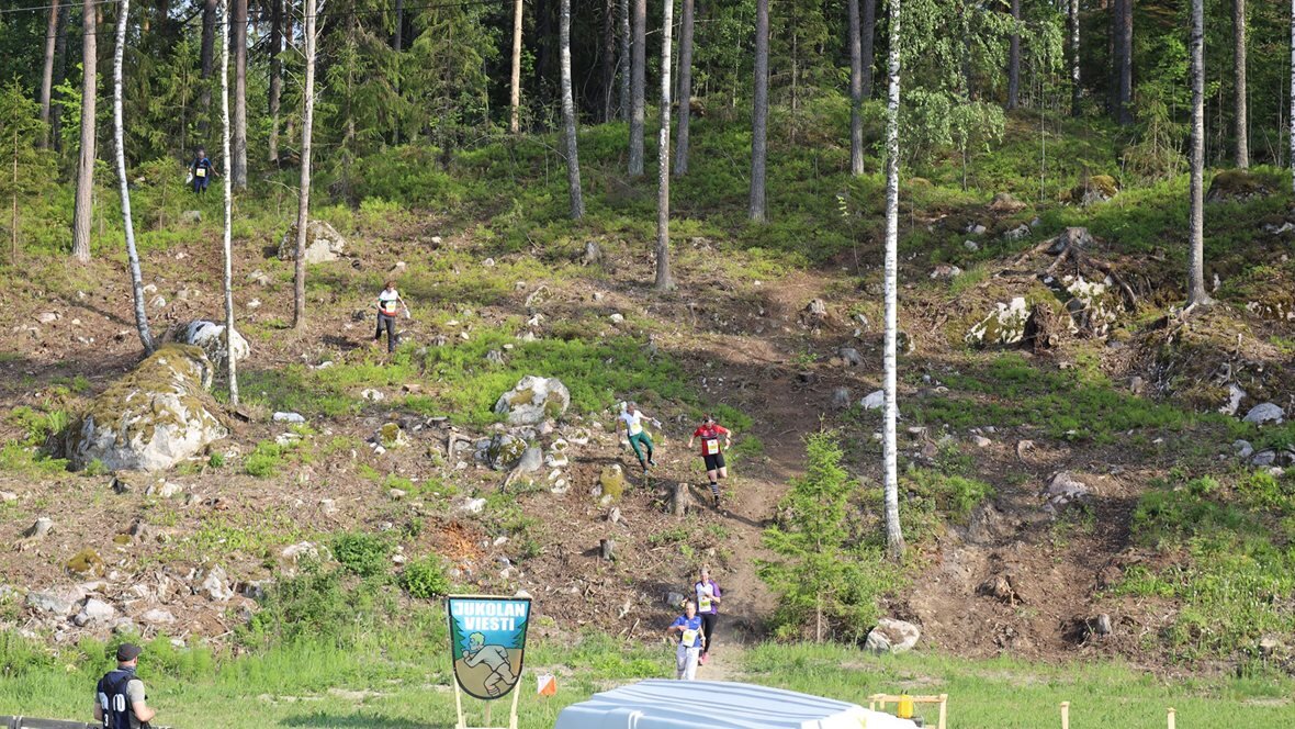 Jukolan viesti in Porvoo.