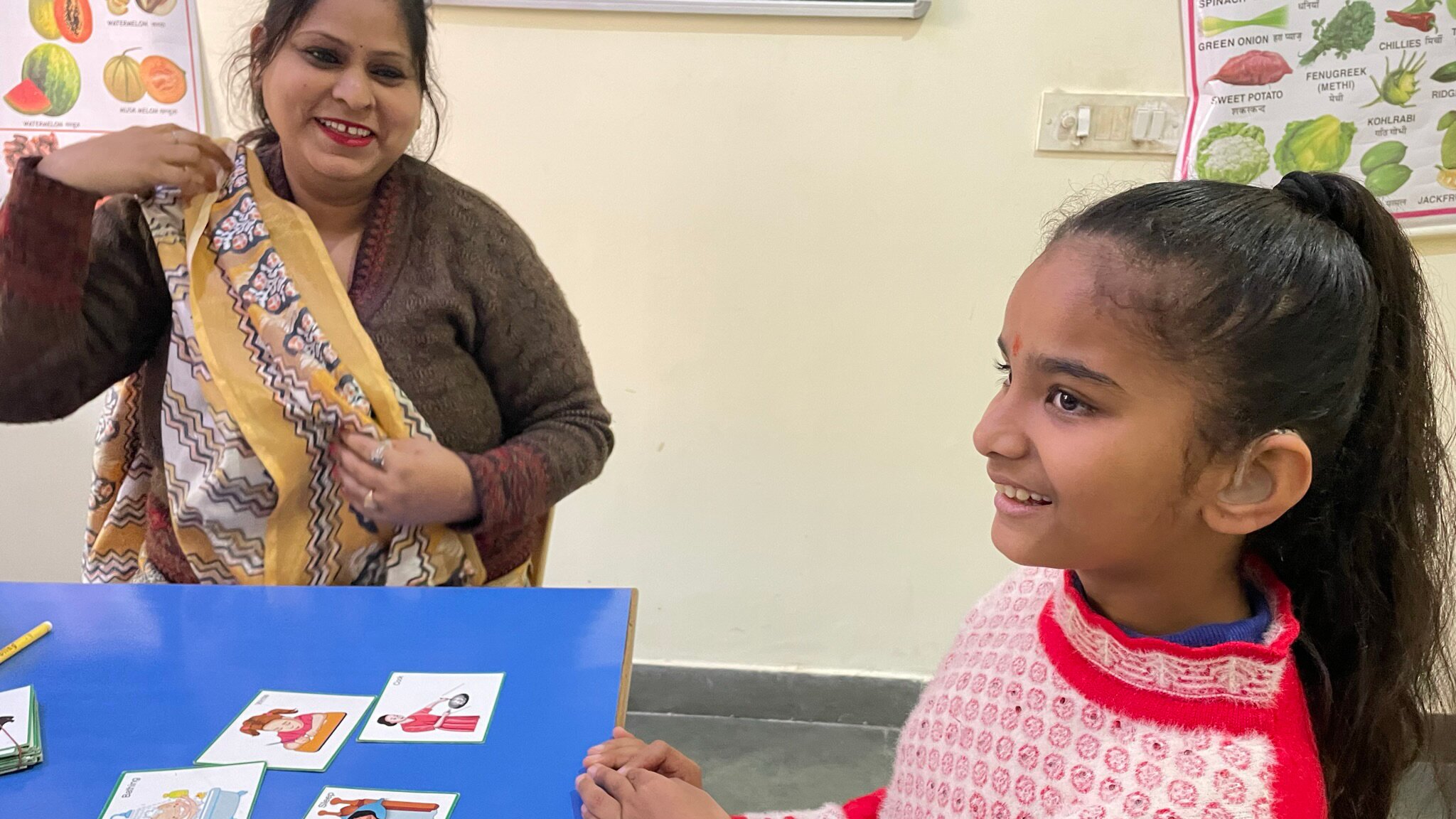 Ensto donates to an NGO Suniye working with hearing-impaired children.