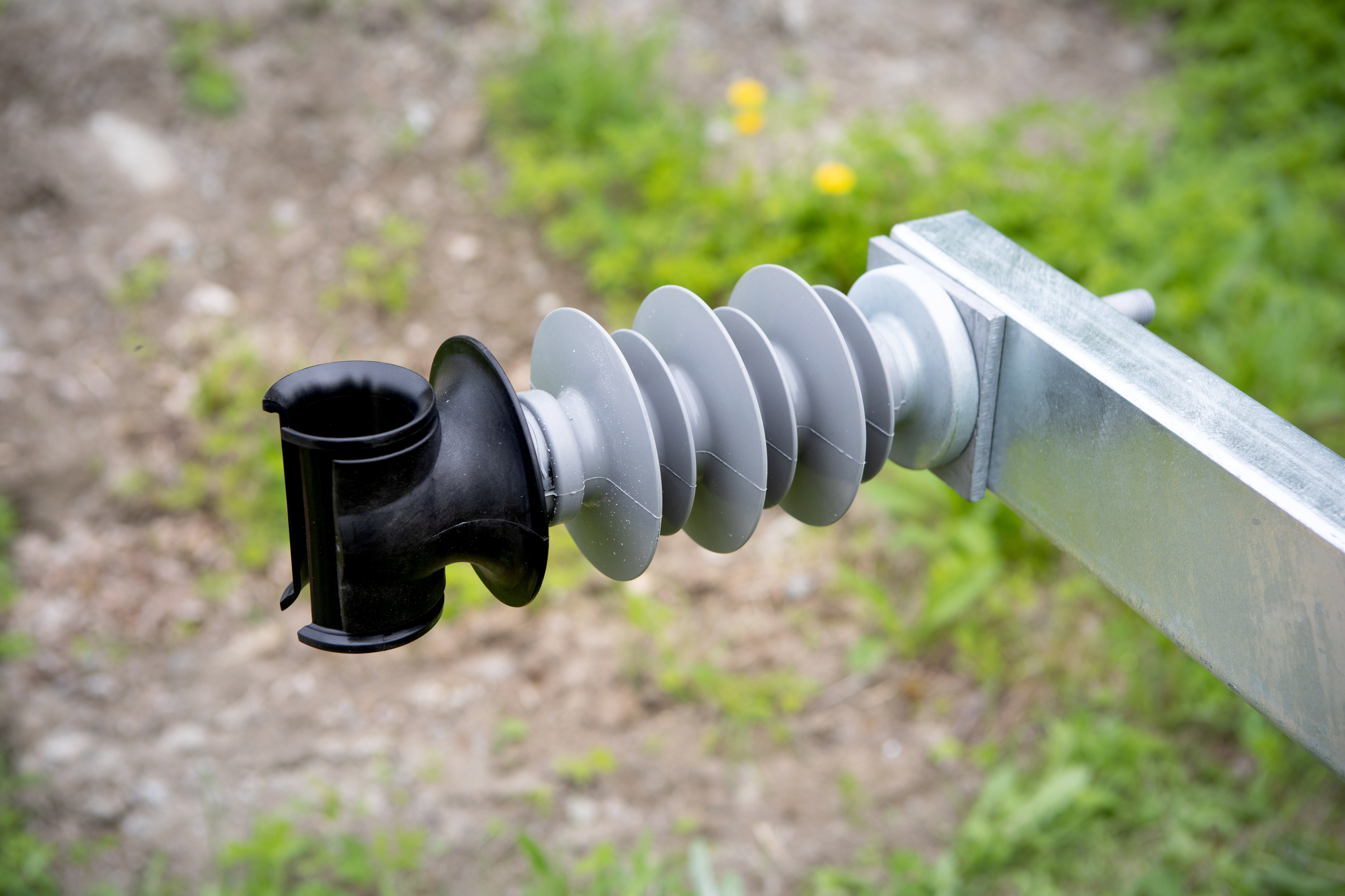 Ensto's composite line post insulators in Finland.