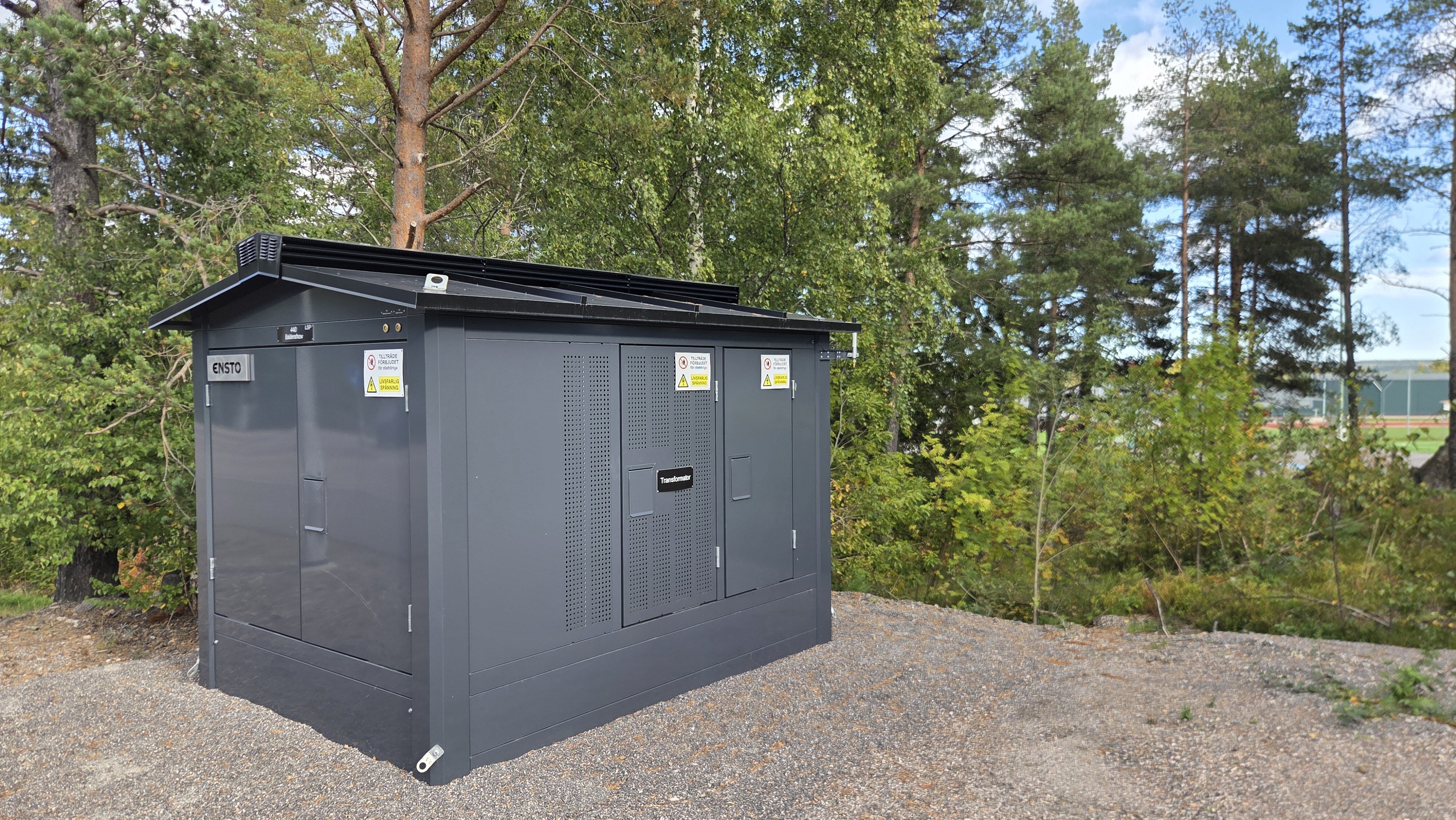 Ensto's Smart Compact Secondary Substation in Sweden.