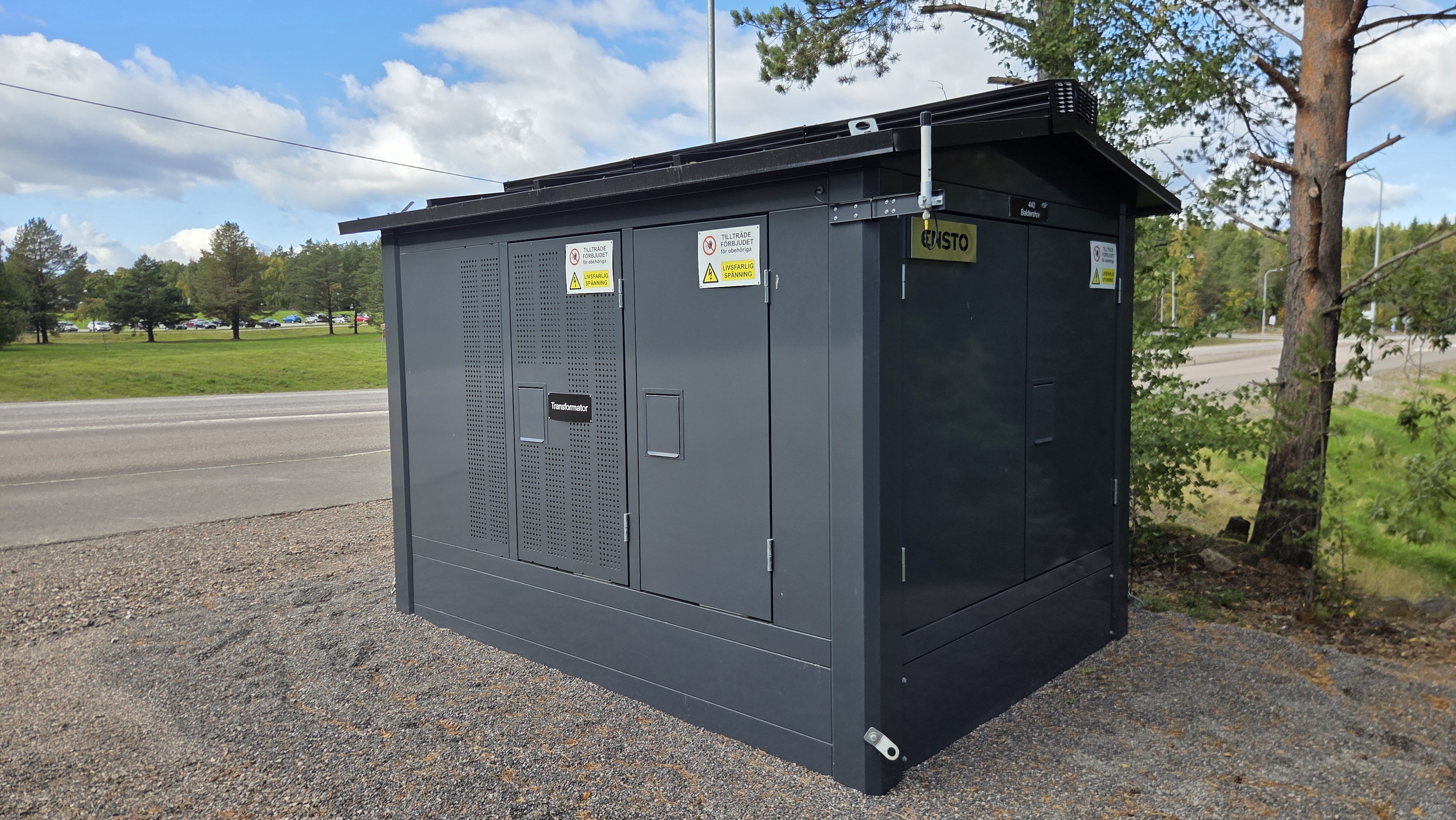 Ensto's Smart Compact Secondary Substation in Sundsvall, Sweden.
