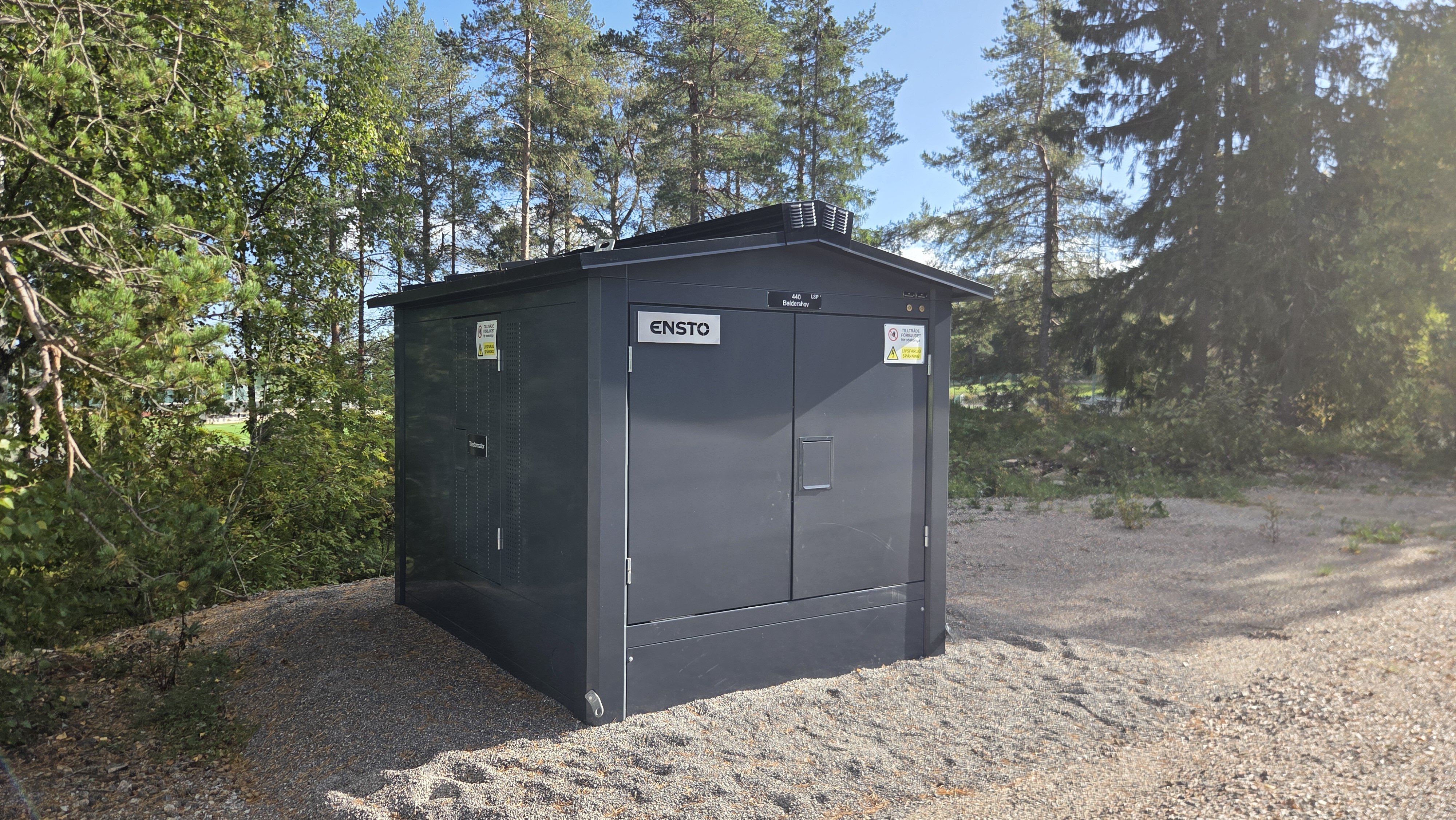 Ensto's Smart Compact Secondary Substation in Sundsvall, Sweden.