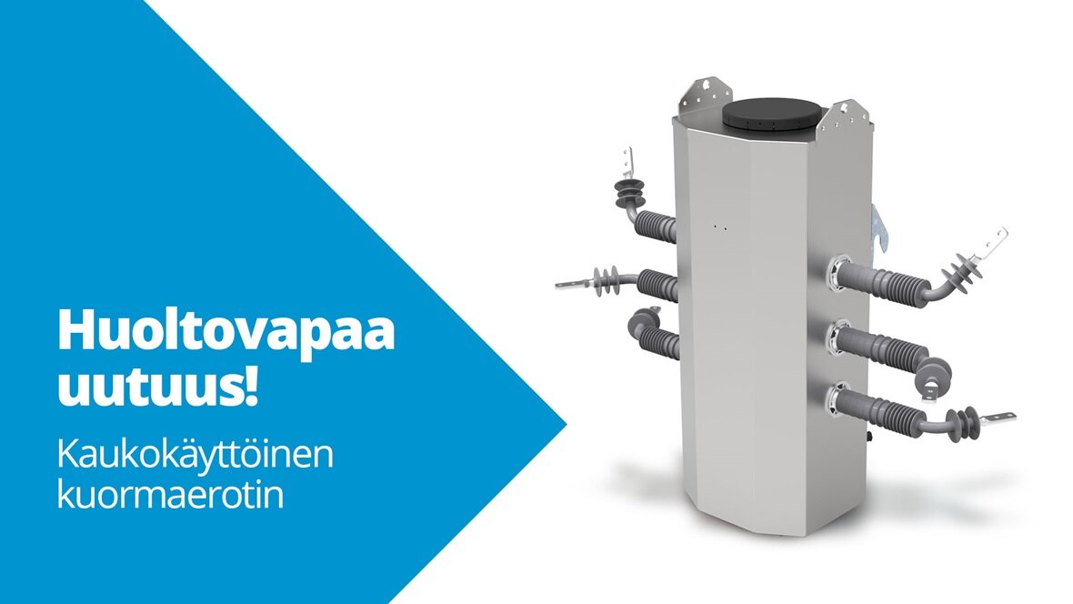 Huoltovapaa uutuus - kaukokäyttöinen kuormaerotin.