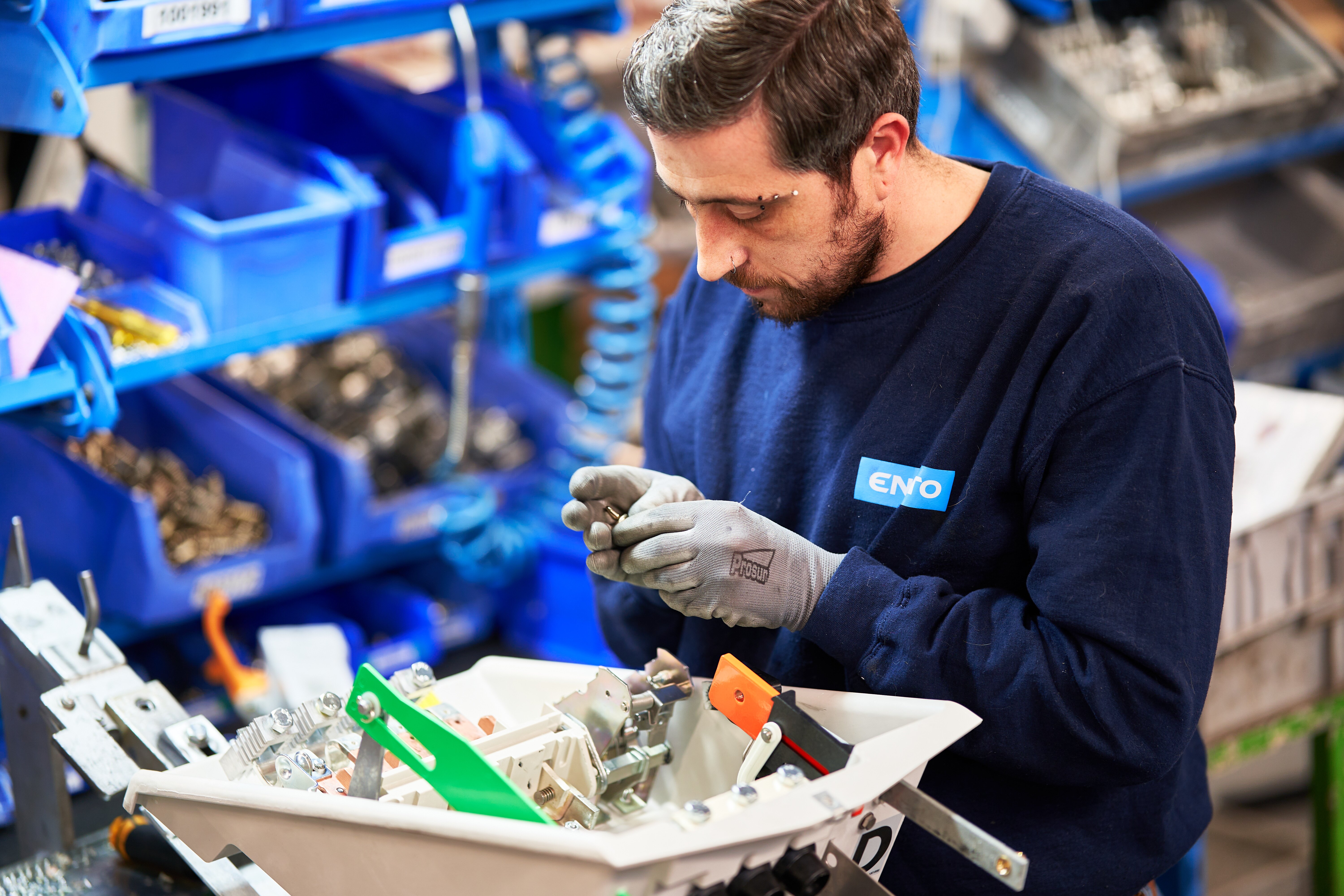 Picture of an Ensto employee.